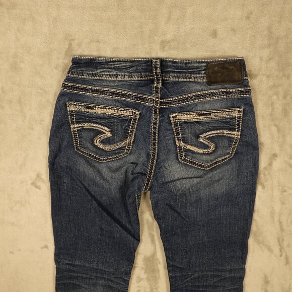 Silver jeans Suki high boot women's 27 blue denim - Picture 10 of 12